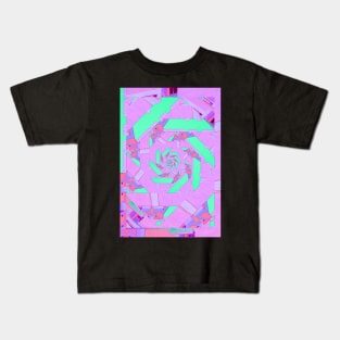 Glitch Spiral 01 Kids T-Shirt